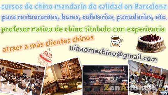 clases de chino en Barcelona profe nativo titulado